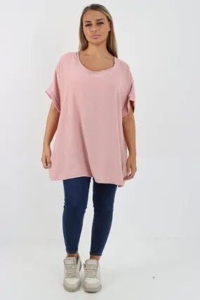 Leopard Tie Back Knot Tunic Top