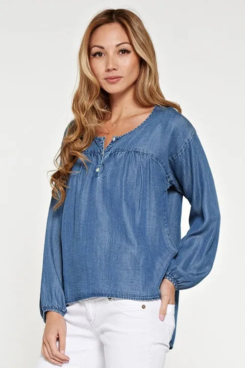 Long Sleeve Tencel Top
