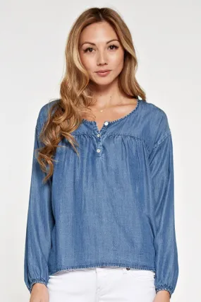 Long Sleeve Tencel Top