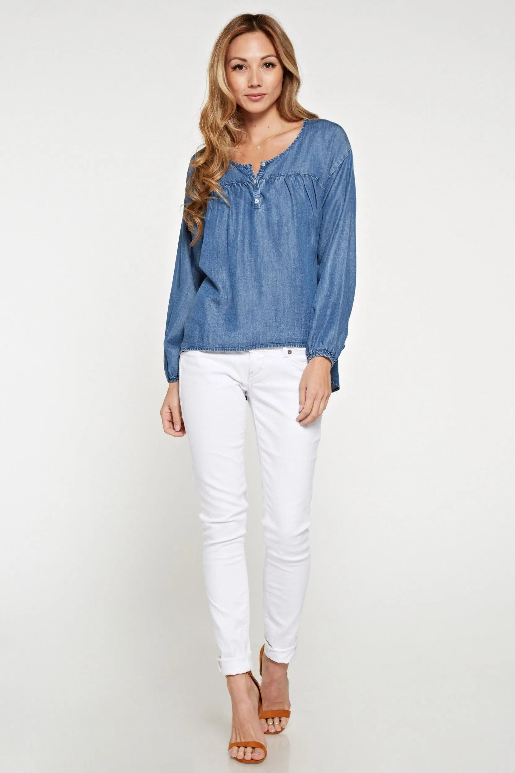 Long Sleeve Tencel Top
