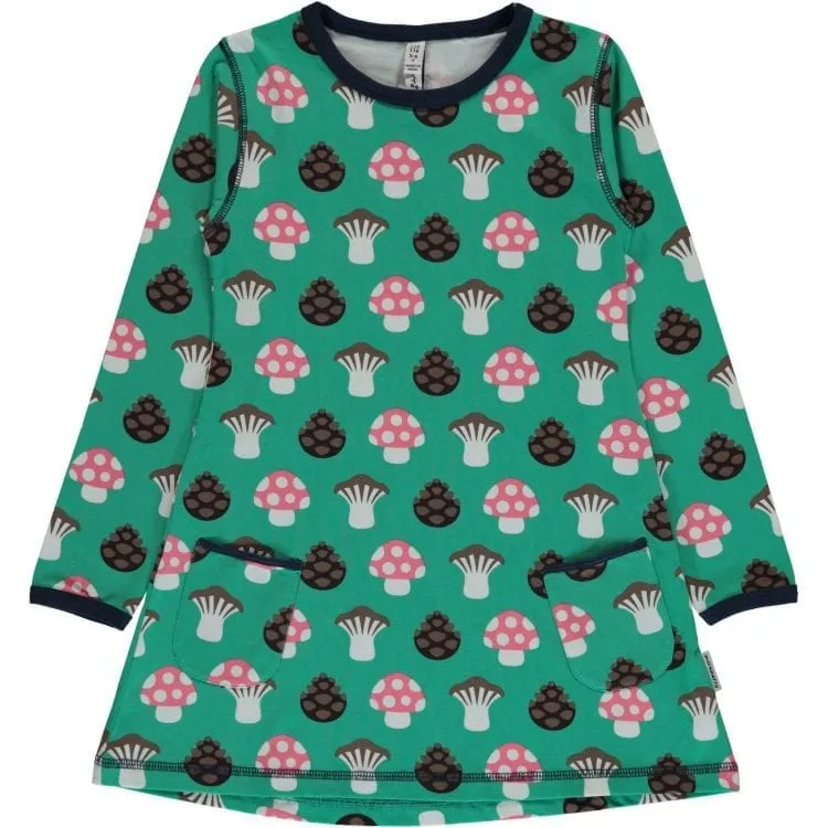 Maxomorra Long Sleeved Tunic - Mushroom