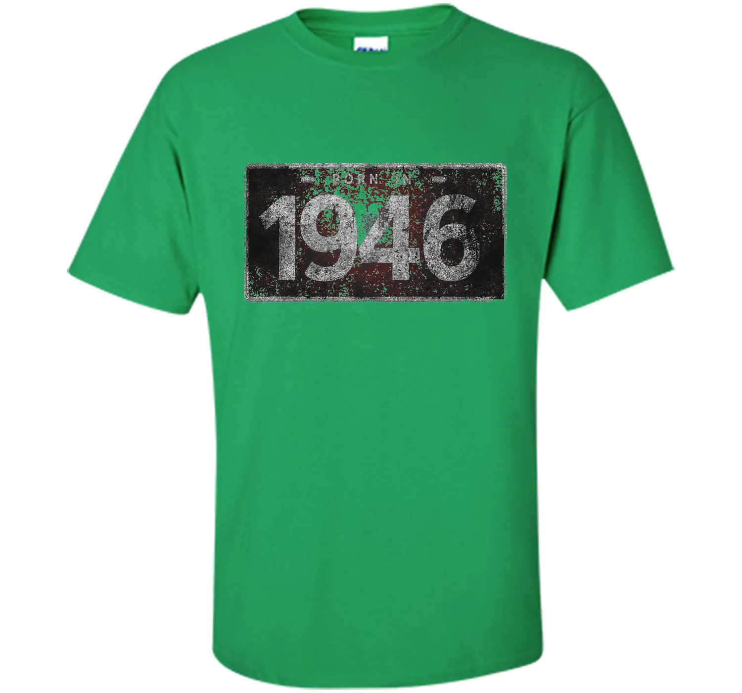 Men's 1946 License Plate 70th Birthday 70 Years Old Funny T-Shirt