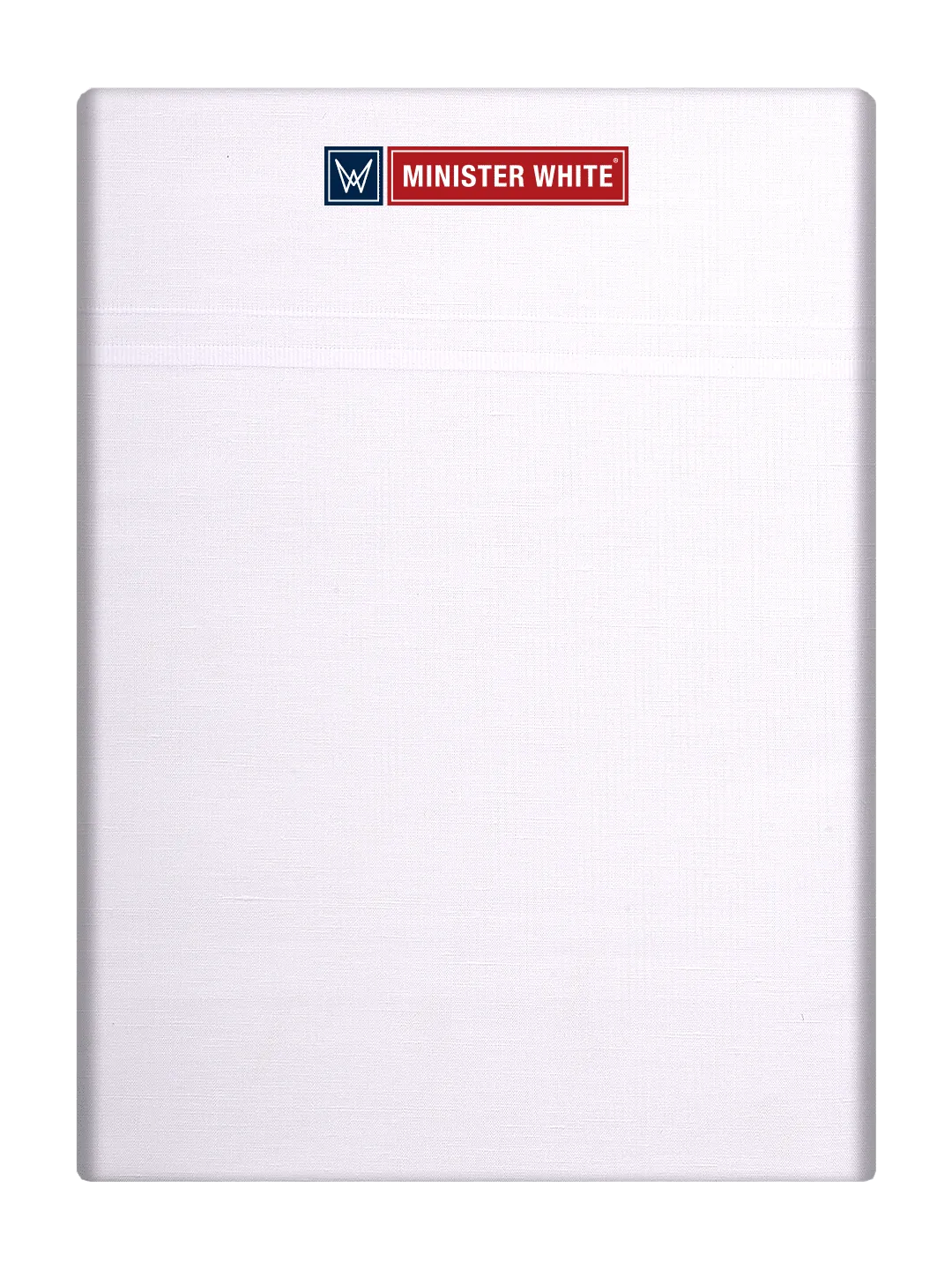 Mens Cotton White Double Layered Small Border Dhoti - Niham
