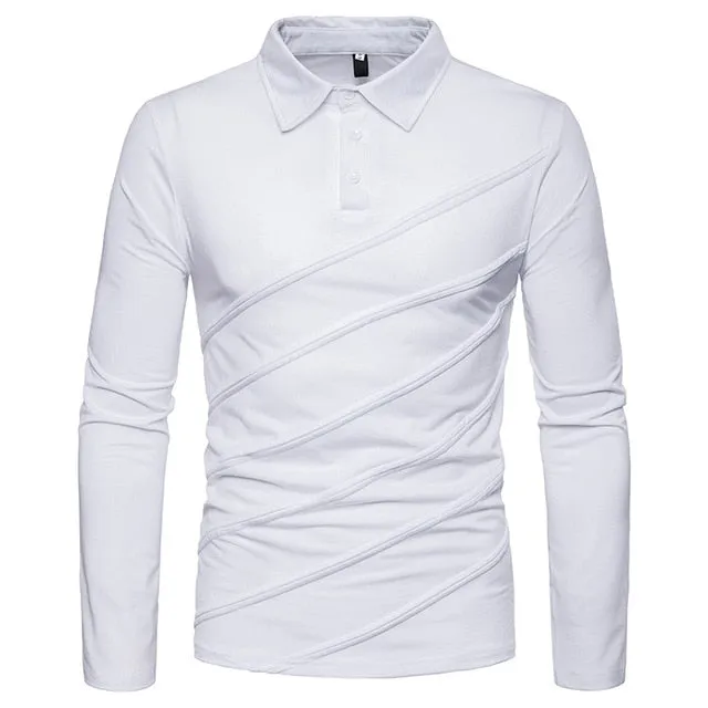 Men's Polo Long Sleeve Shirt