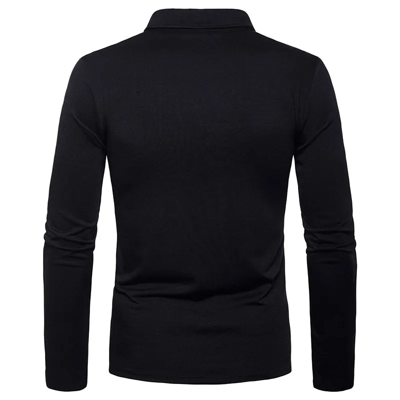 Men's Polo Long Sleeve Shirt