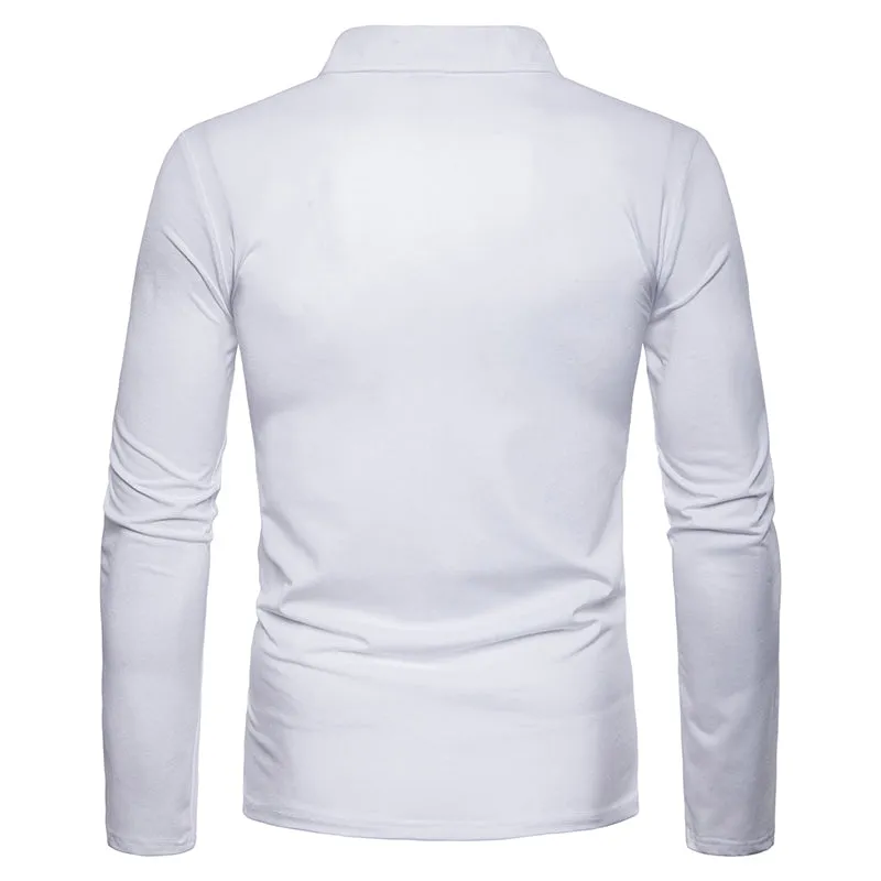 Men's Polo Long Sleeve Shirt
