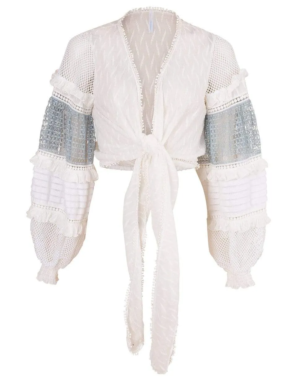 Mesh Wrap Top