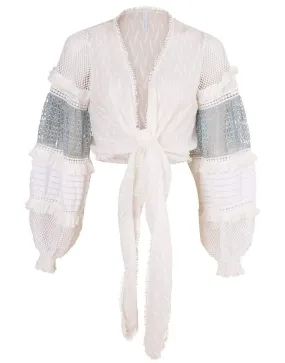 Mesh Wrap Top