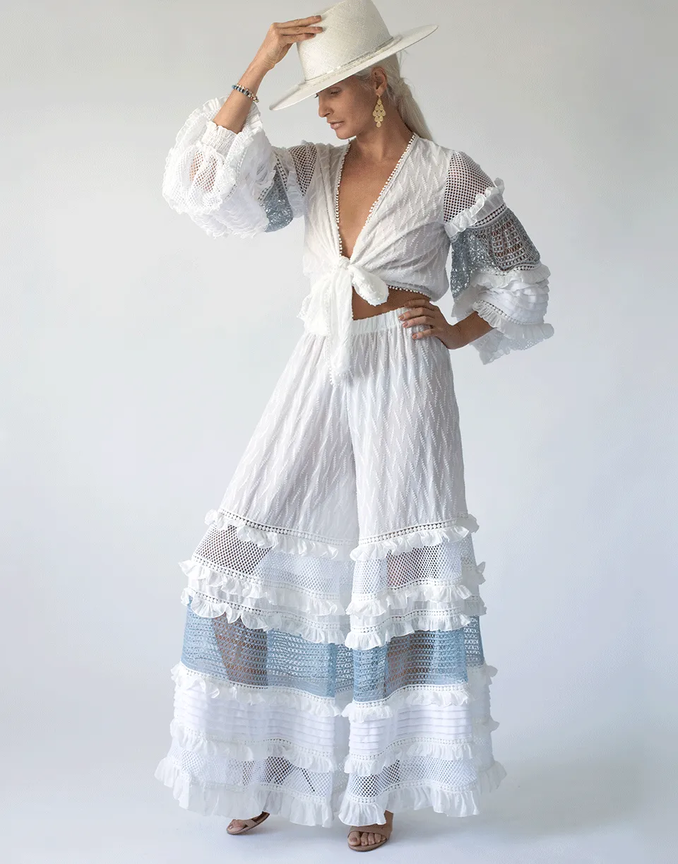 Mesh Wrap Top
