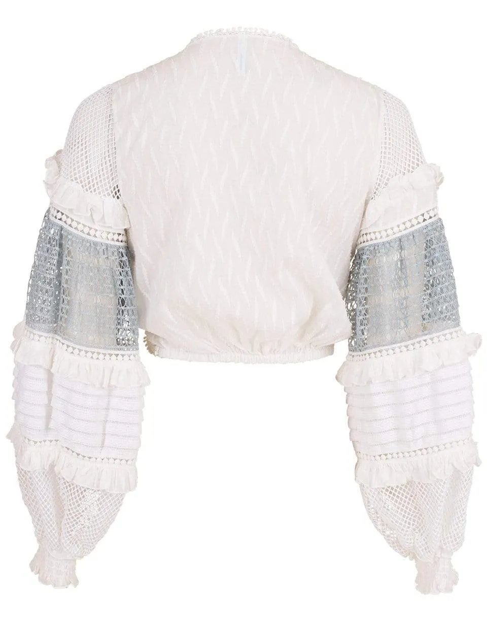 Mesh Wrap Top