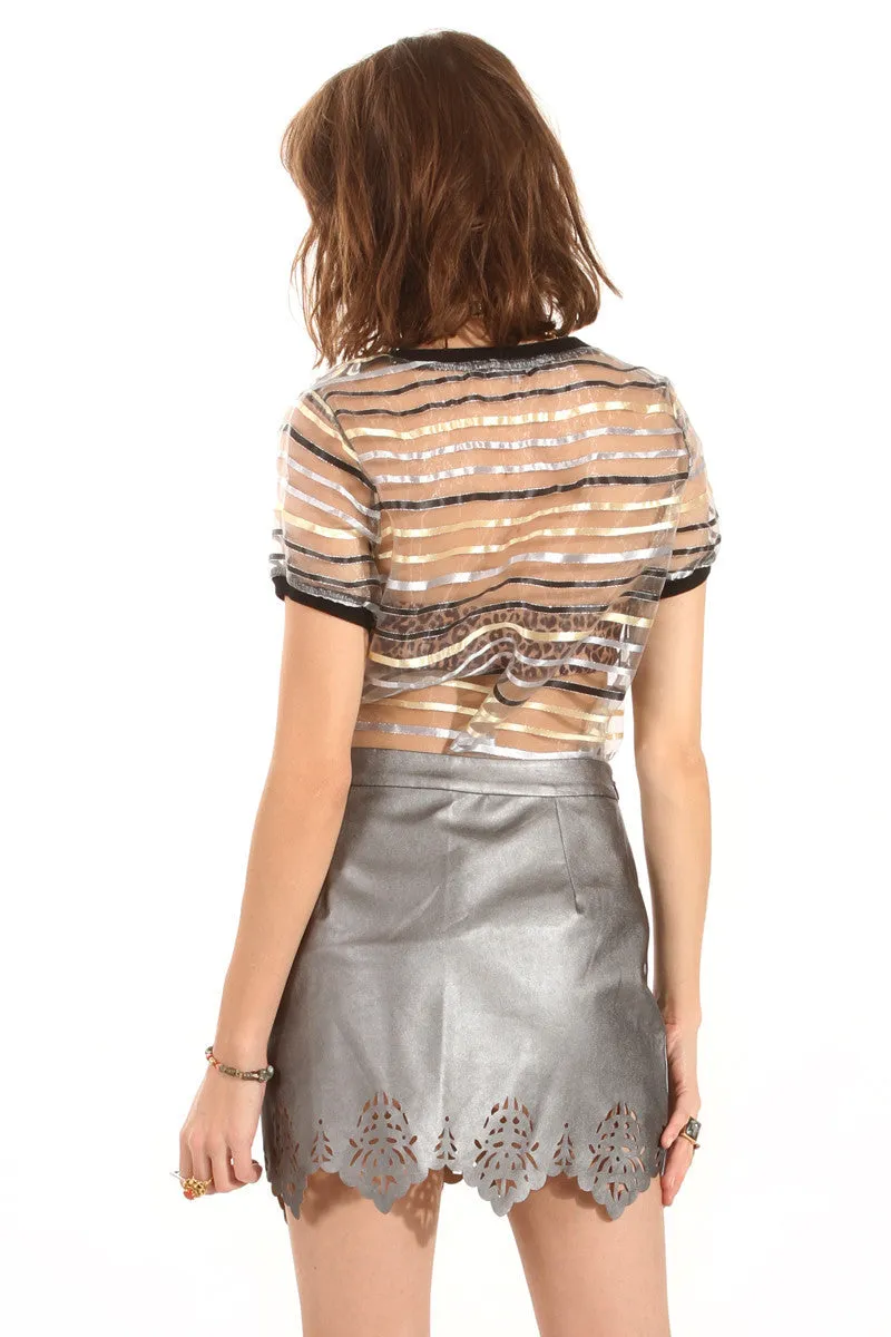 Metallic Skirt