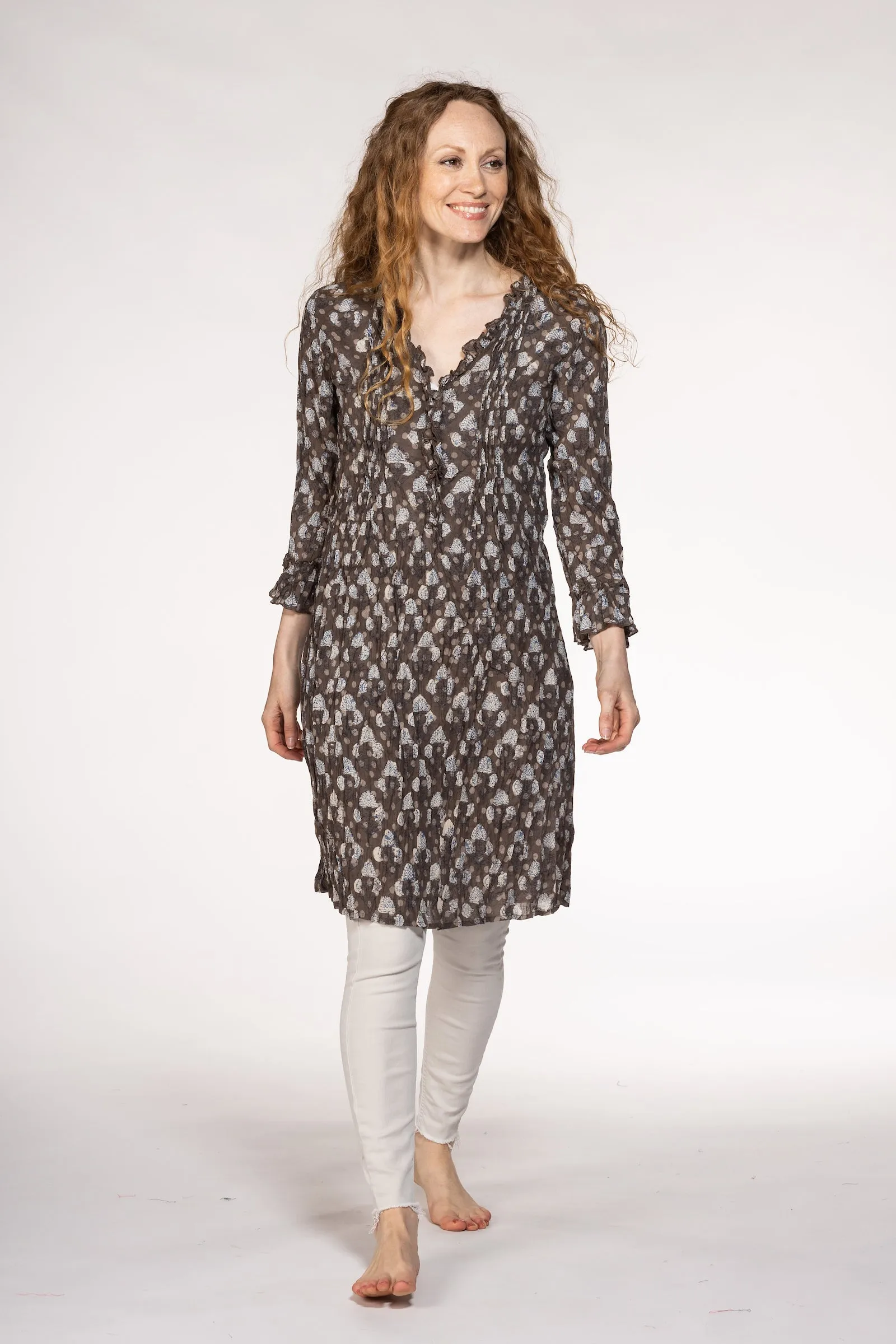 Mughal Tunic Hand Block In Pure Cotton! Only Size M (10/12)