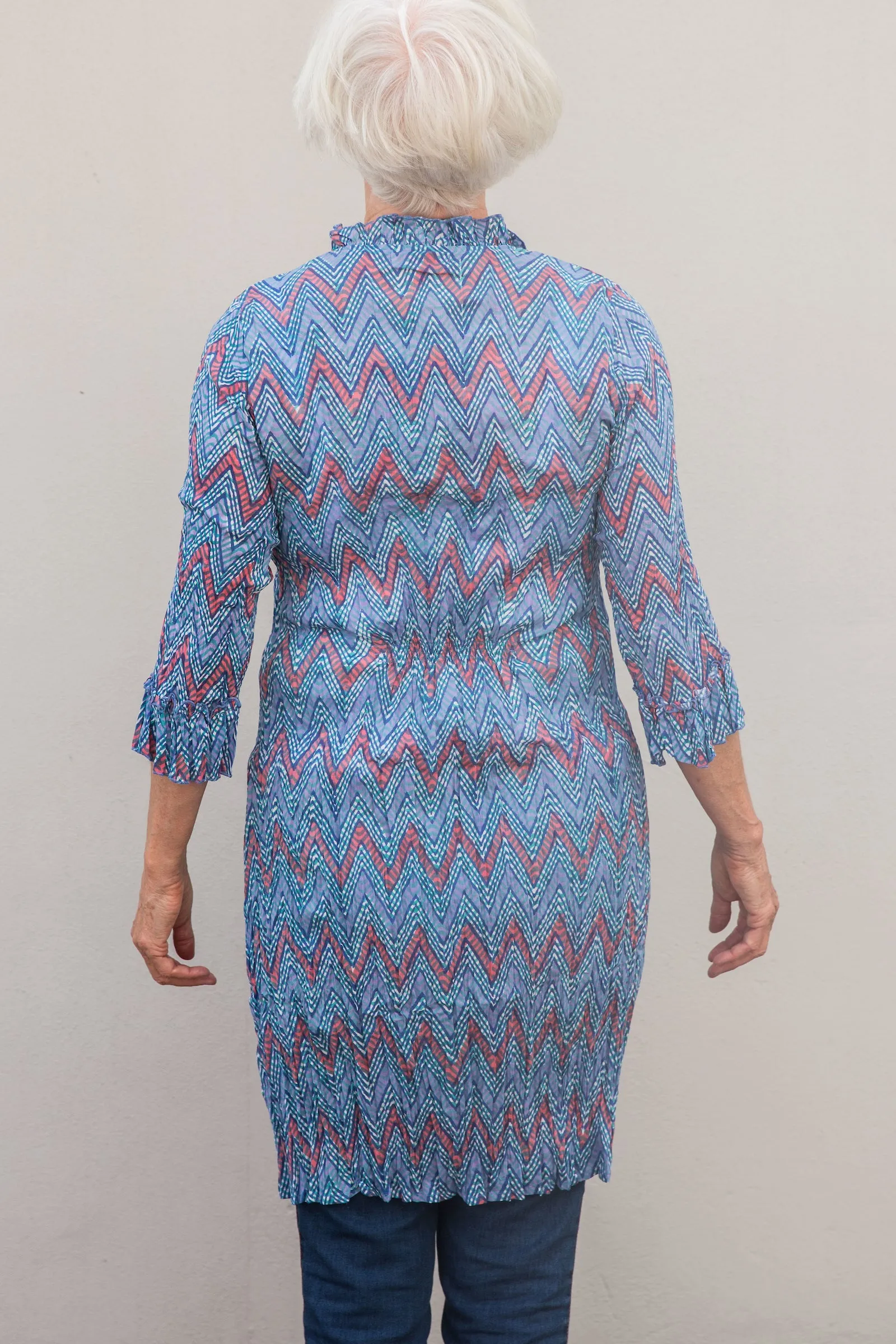 Mughal Tunic Hand block Printed In Pure Cotton