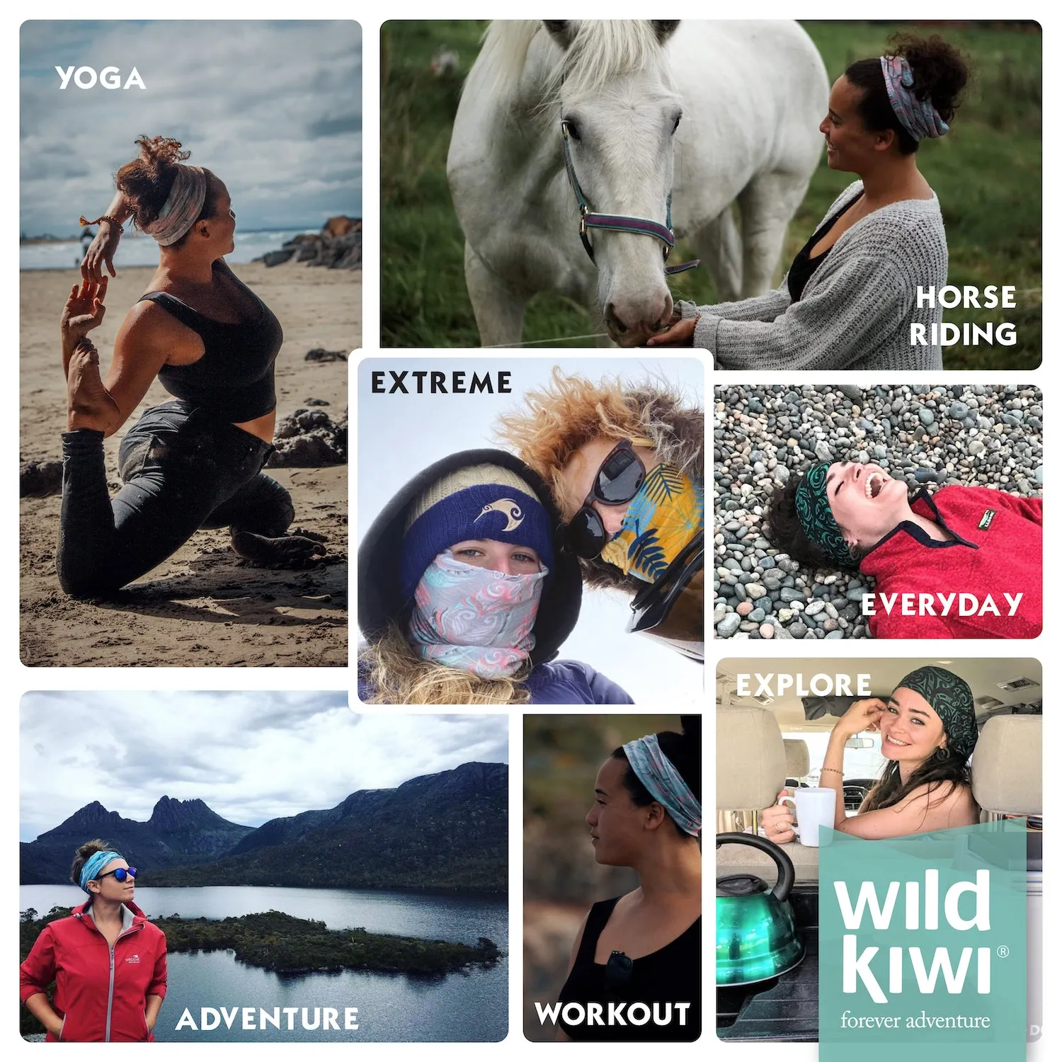 Multi Scarf | Face Mask | Bandana | Headband - Kowhaiwhai