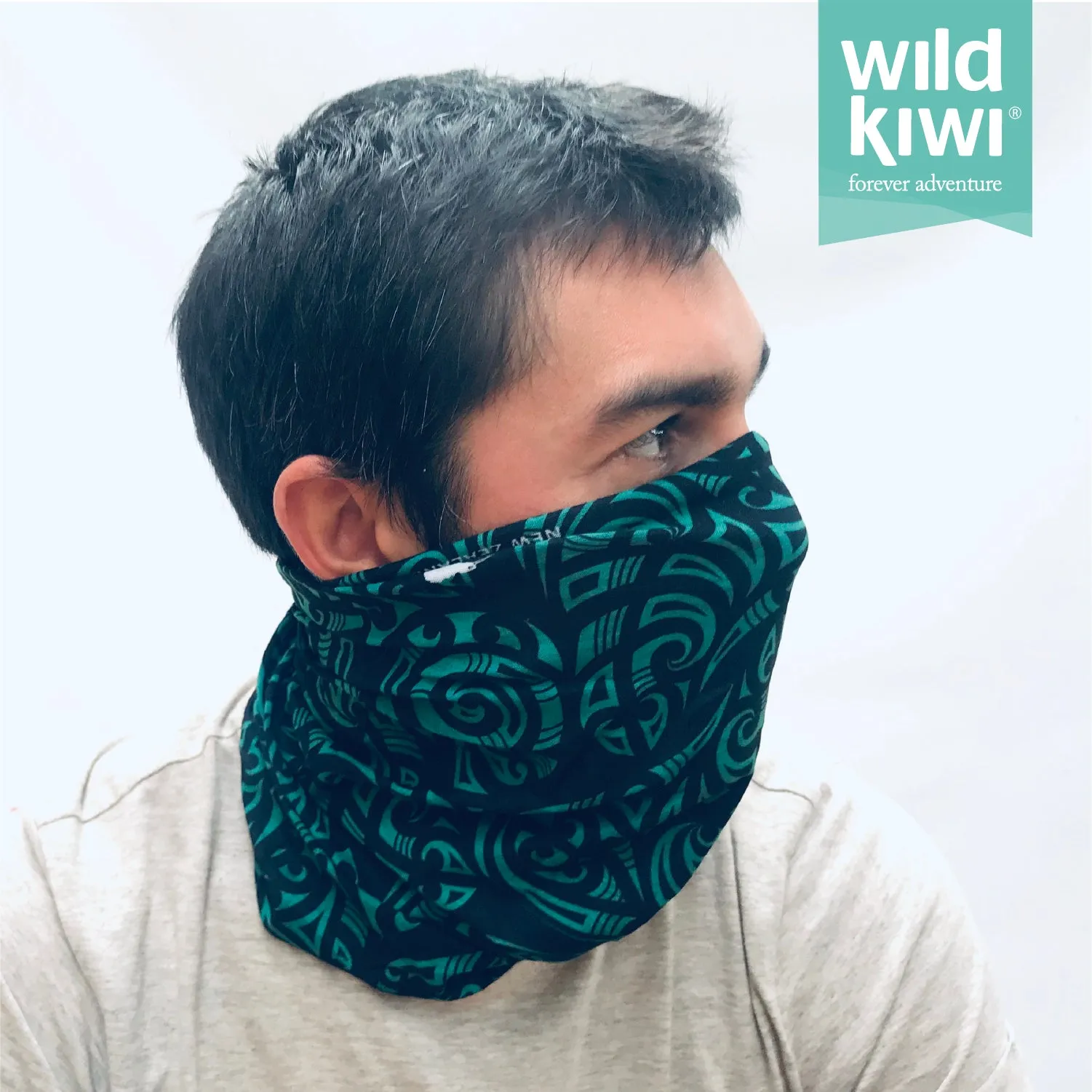 Multi Scarf | Face Mask | Bandana | Headband - Kowhaiwhai