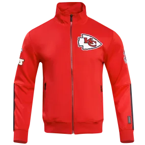 NFL KANSAS CITY CHIEFS CLASSIC MEN'S DK TRACK JACKET (RED)