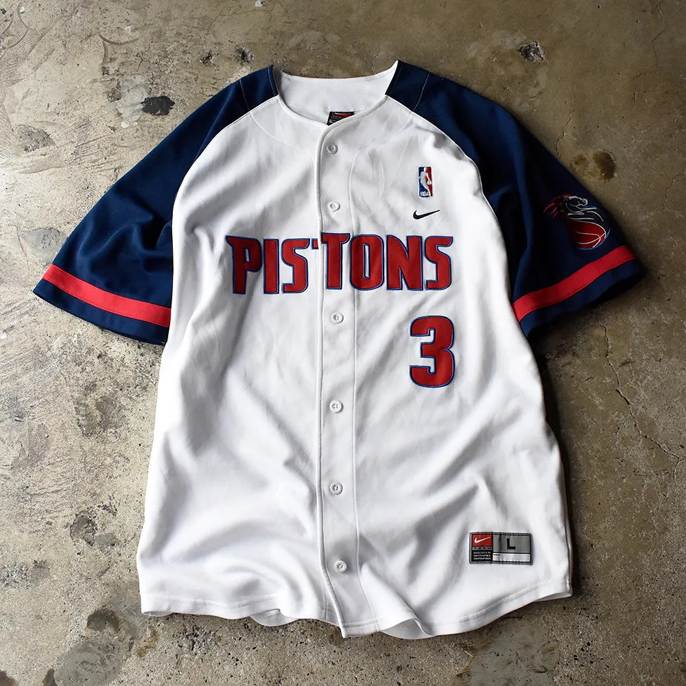NIKE NBA “Detroit Pistons” ベースボールシャツ 240820