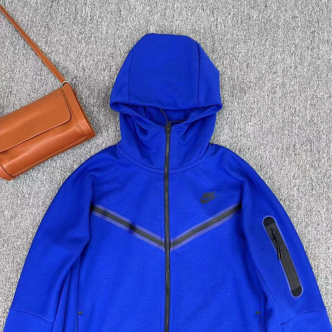 NIKE TECH FLEECE HOODIE x BLUE