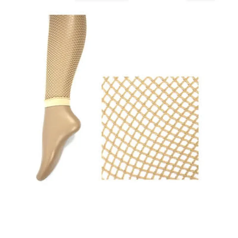 Nude Fishnet Leggings