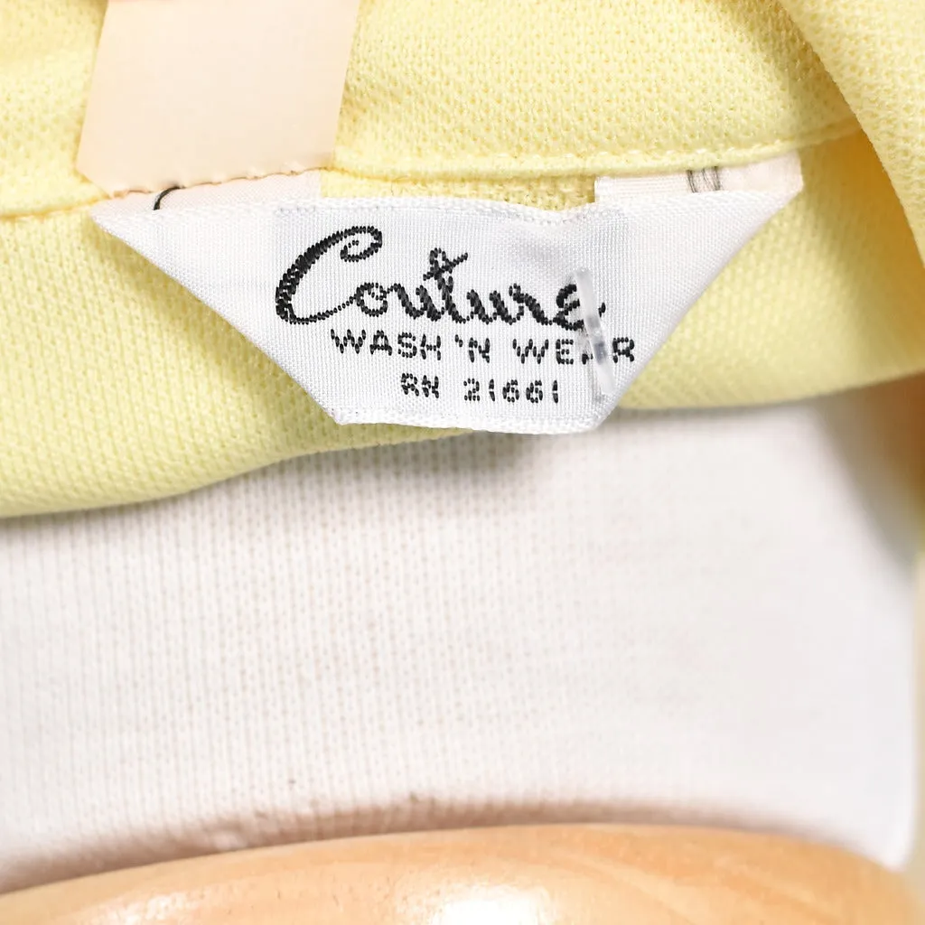 NWT 1960s Vintage Yellow Tunic Top