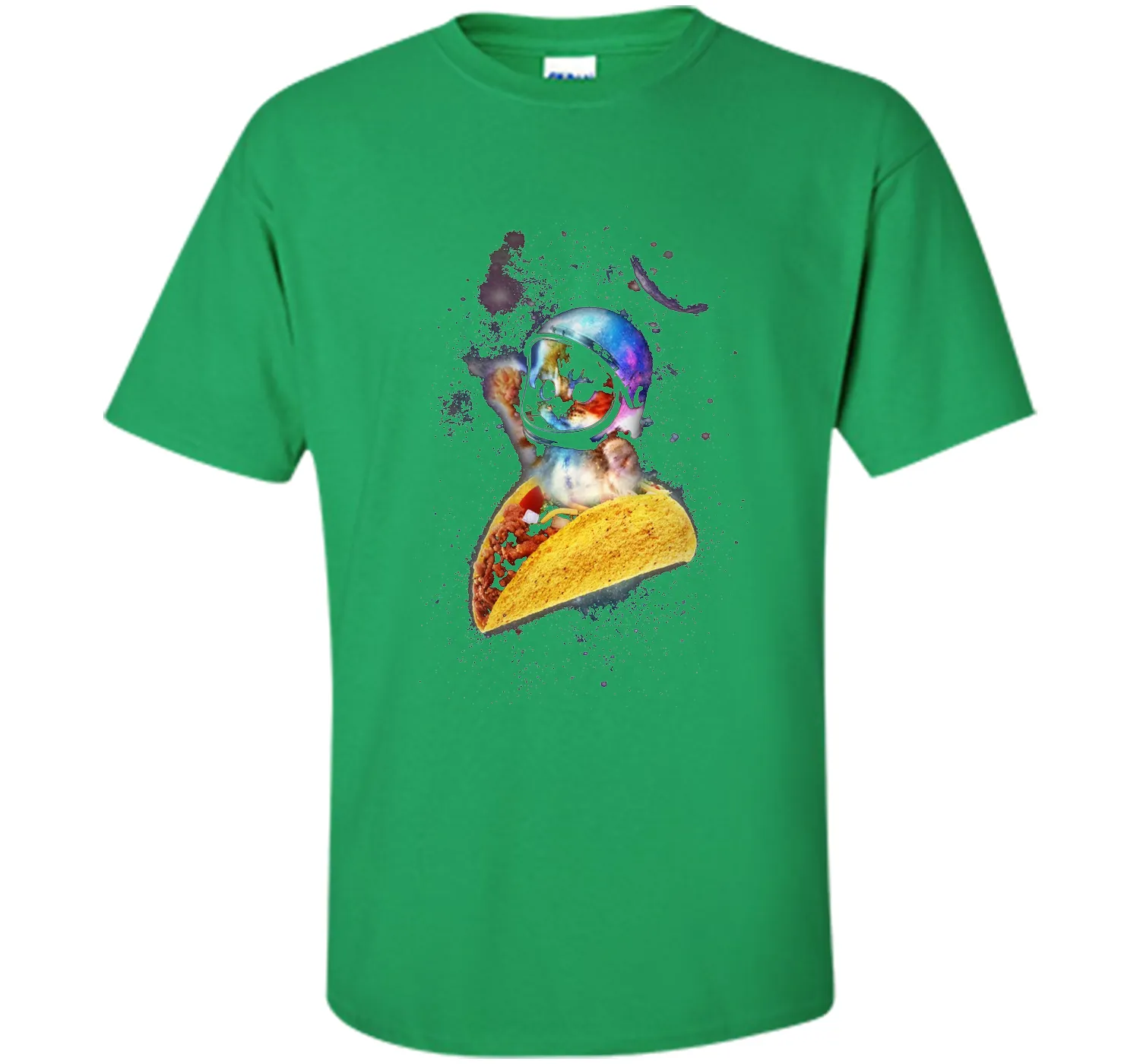 Official Crazy Space Taco Cat Funny T-Shirt