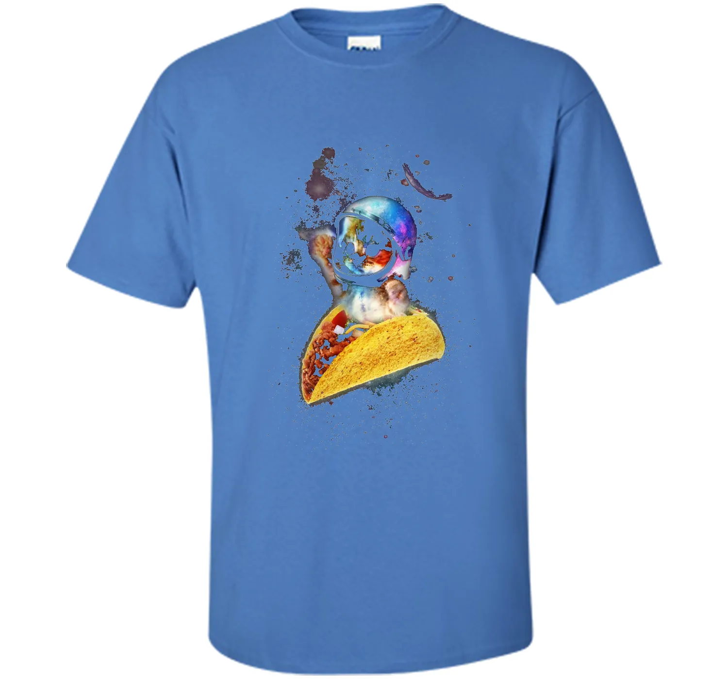 Official Crazy Space Taco Cat Funny T-Shirt