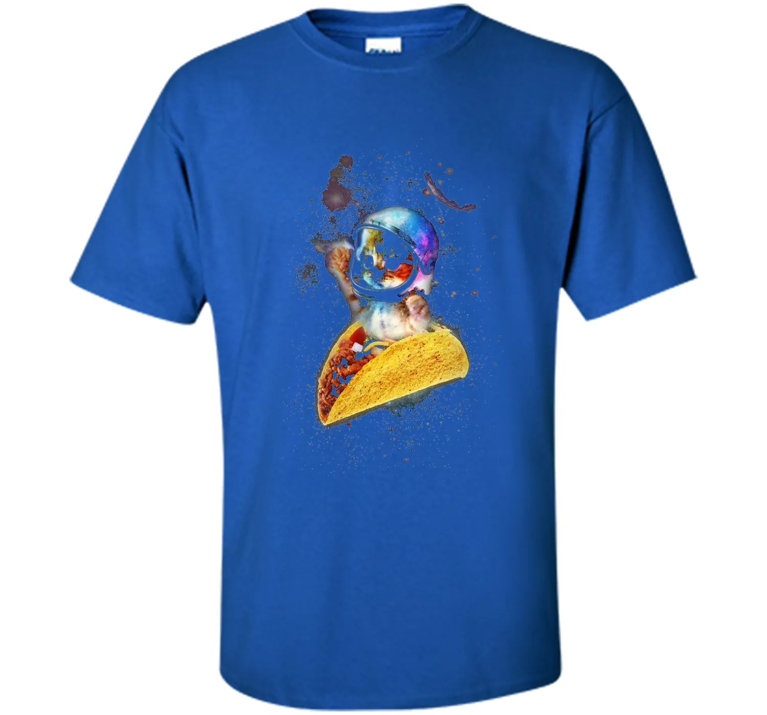 Official Crazy Space Taco Cat Funny T-Shirt