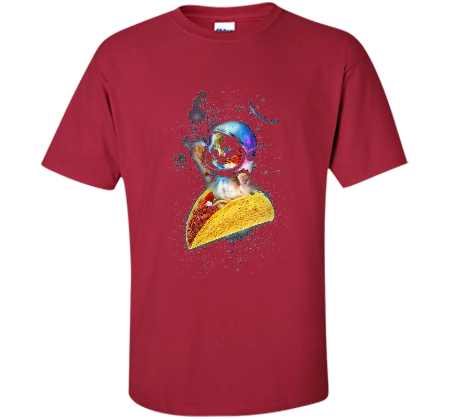 Official Crazy Space Taco Cat Funny T-Shirt