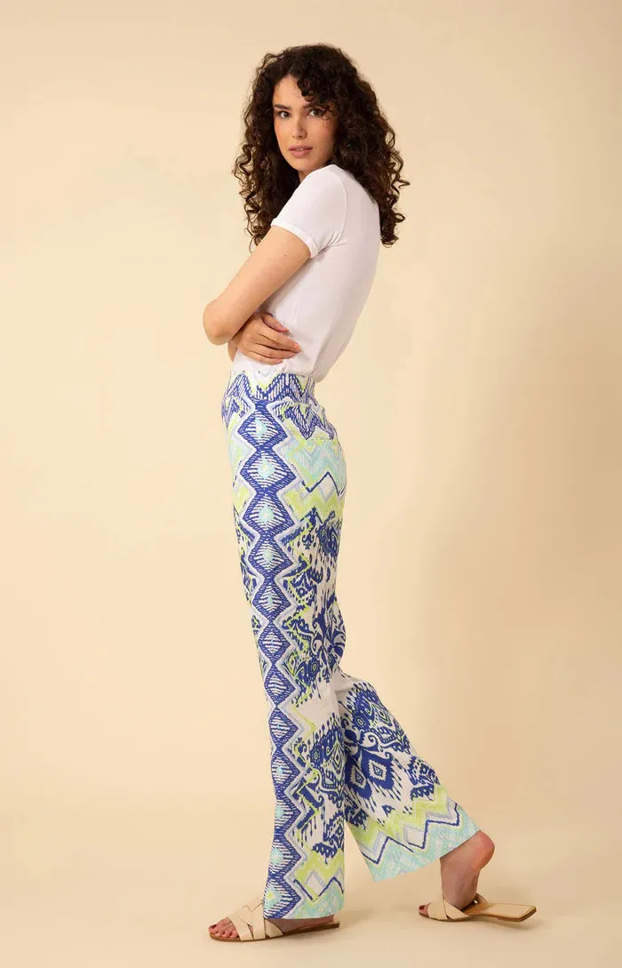 Phoebe Linen Pant Navy - Hale Bob