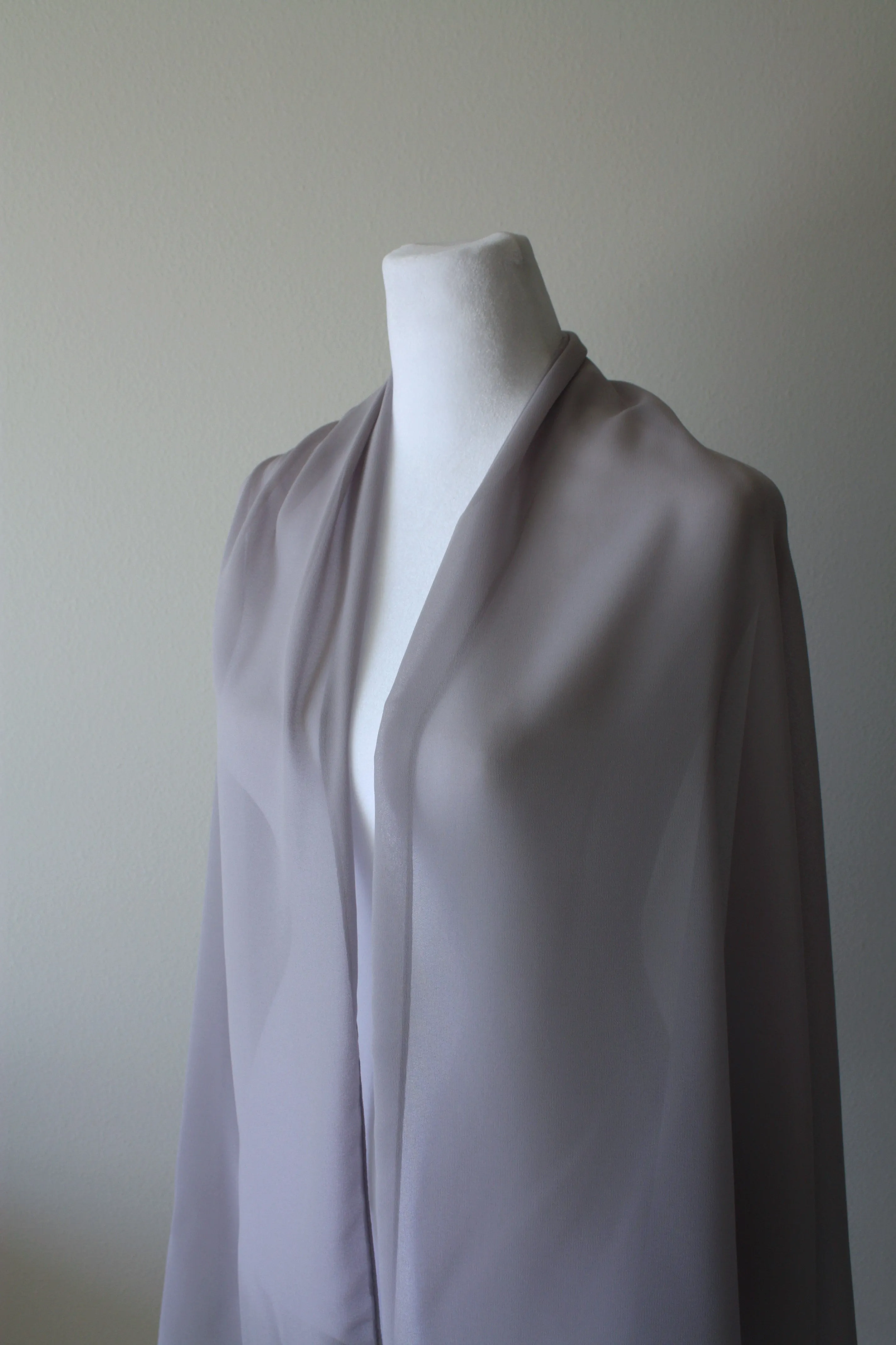 Pink Stole with Feathers