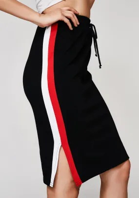 Play Your Part Striped Skirt