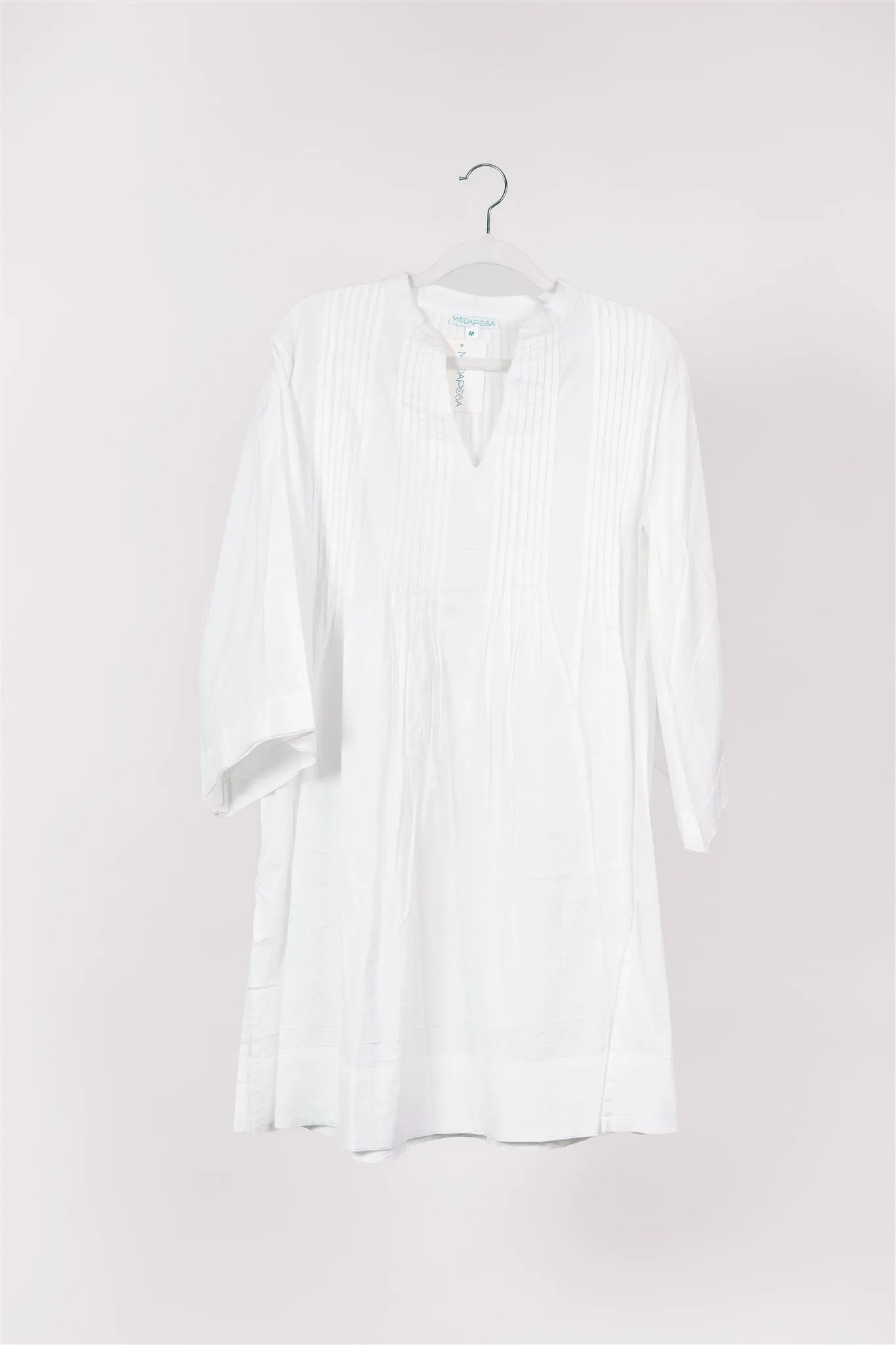 Preorder - Sasha Tunic White Cotton Cambric