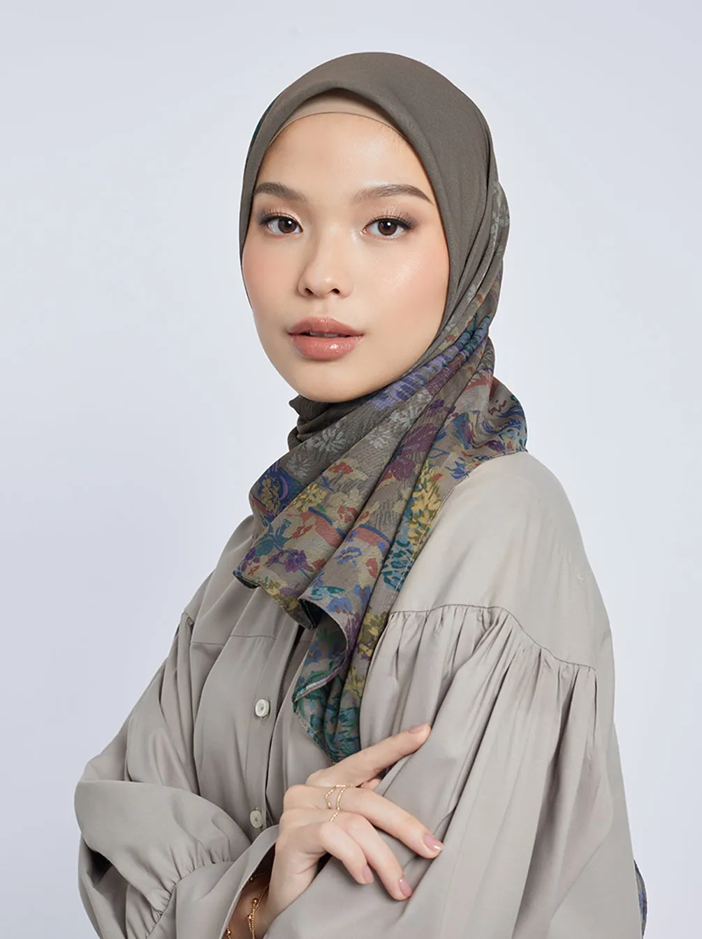 PRIMAVERA SIGNATURE SCARF PECAN
