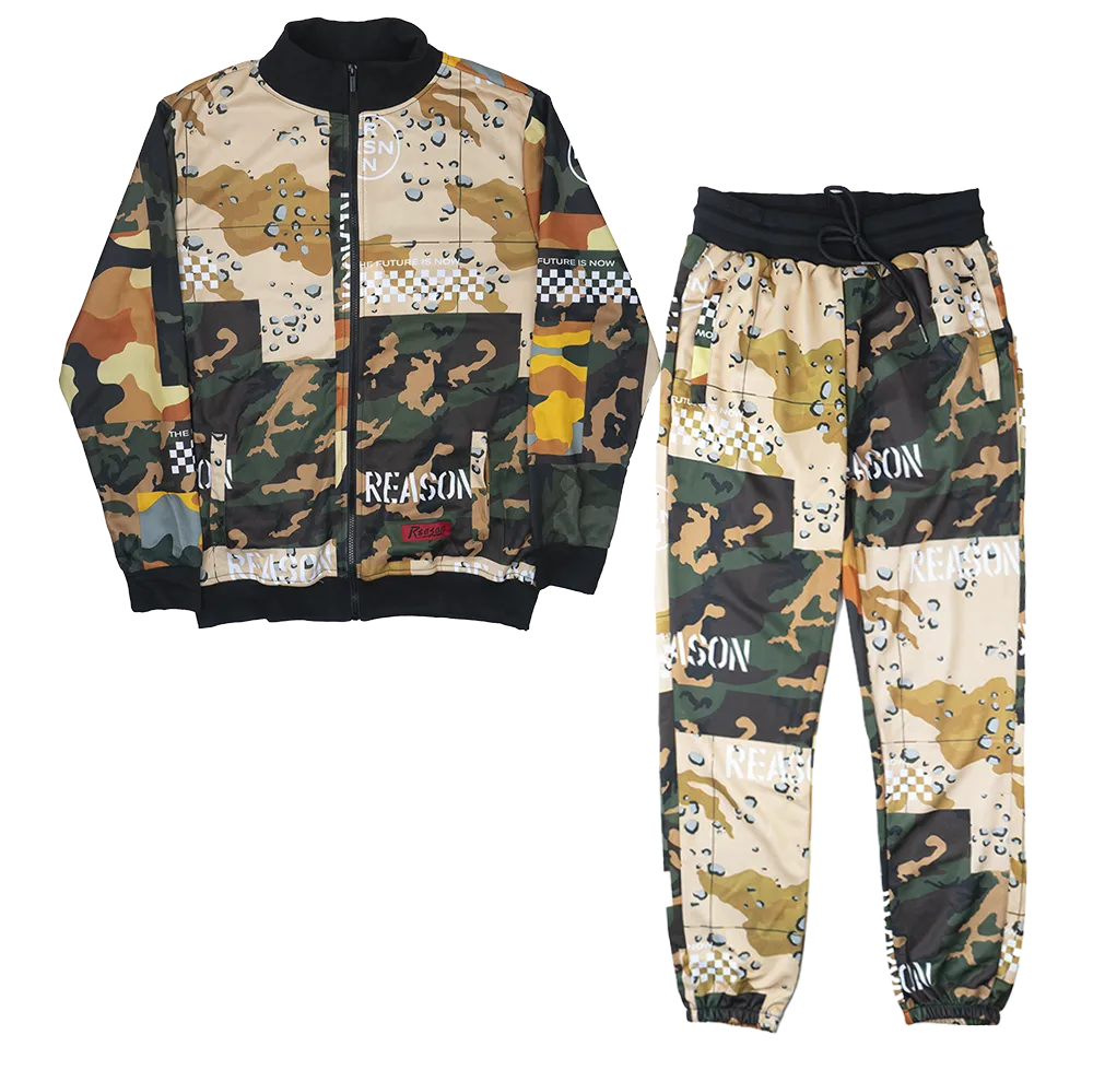REASON TRACK JACKET & PANTS SET CAMO - TS-11-SET