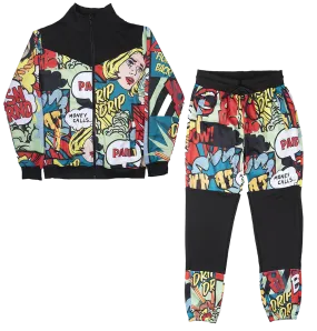 REASON TRACK JACKET & PANTS SET MULTI - TSB-19-SET