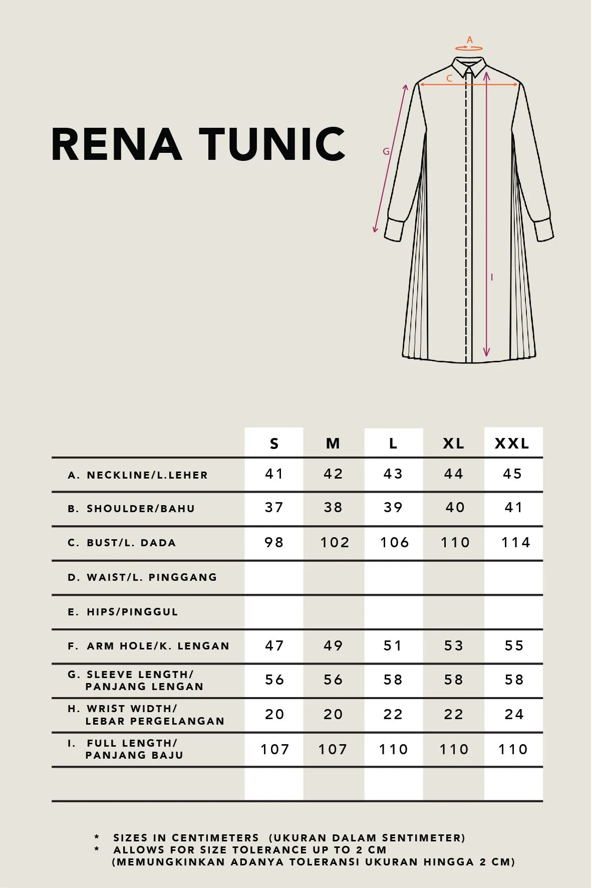 RENA TUNIC NAVY