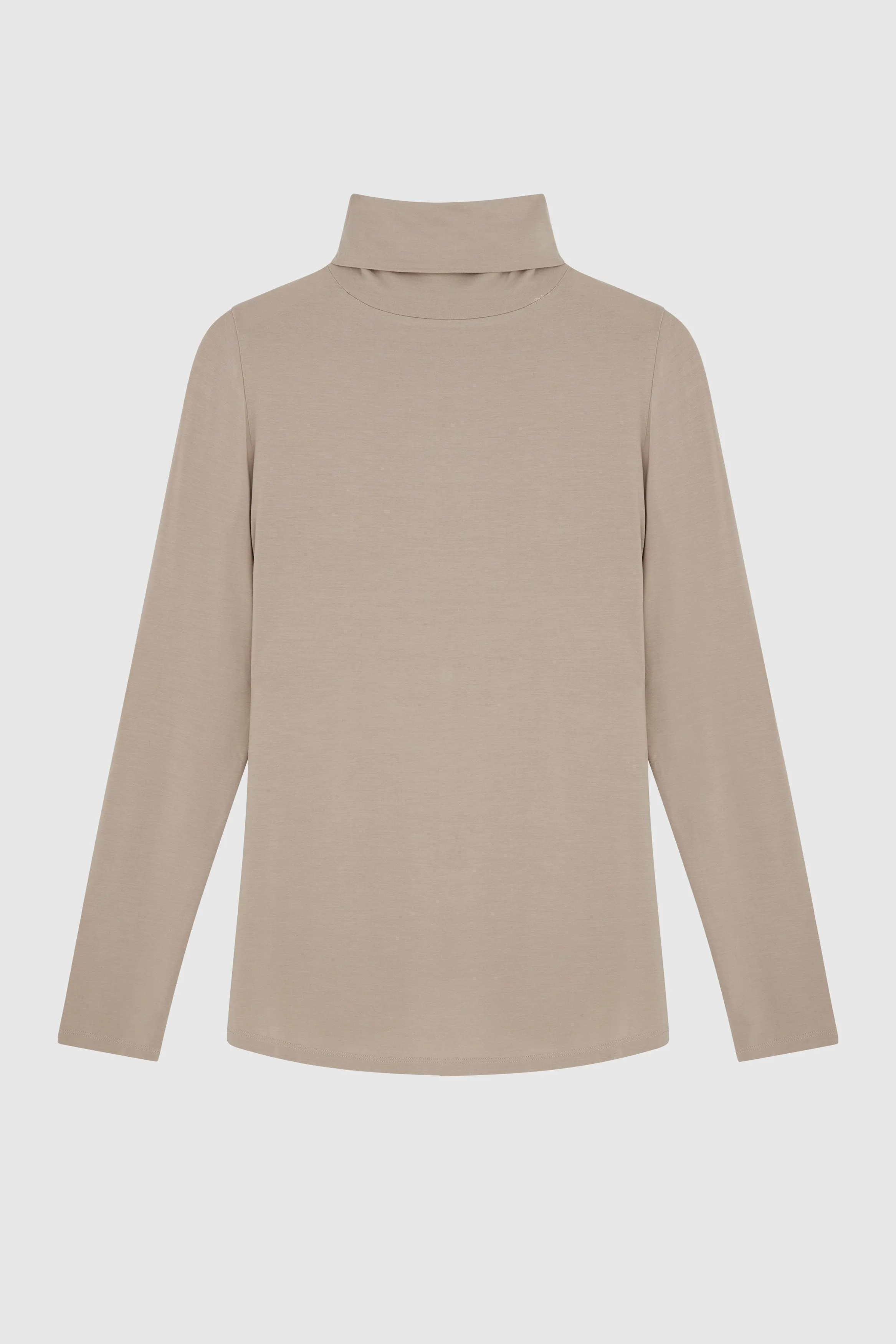 Roll Neck Micro TENCEL™ Modal Top | Multiple Colours