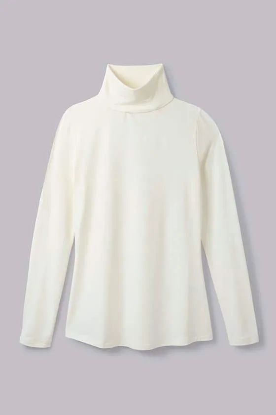 Roll Neck Micro TENCEL™ Modal Top | Multiple Colours