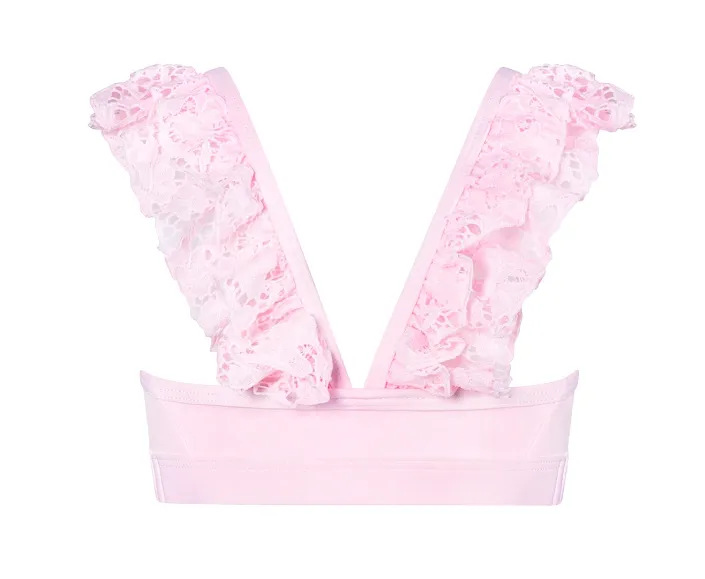 Ruby Lace Crop Top - Child