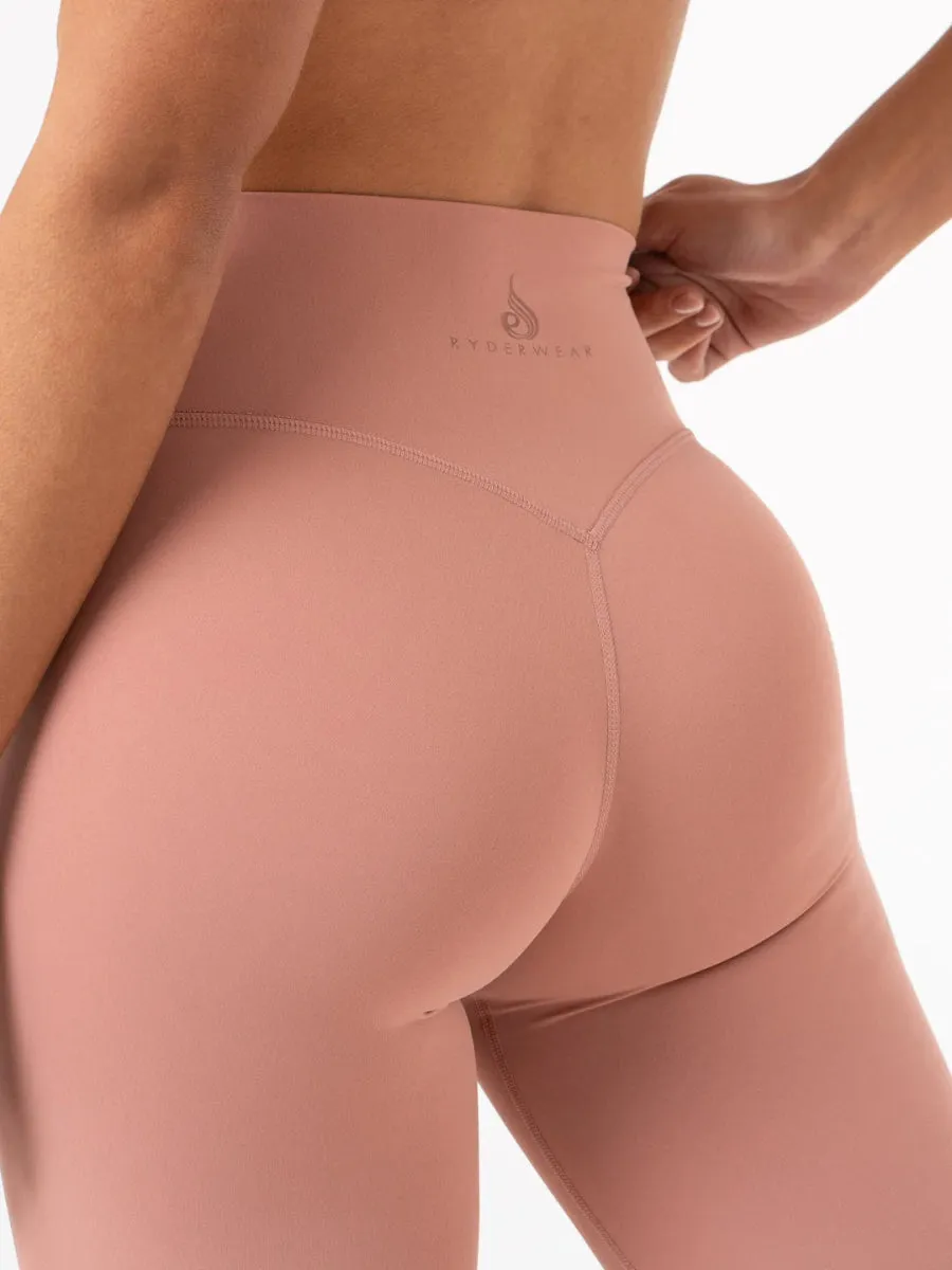 Ryderwear NKD High Waisted Leggings - Dusty Pink