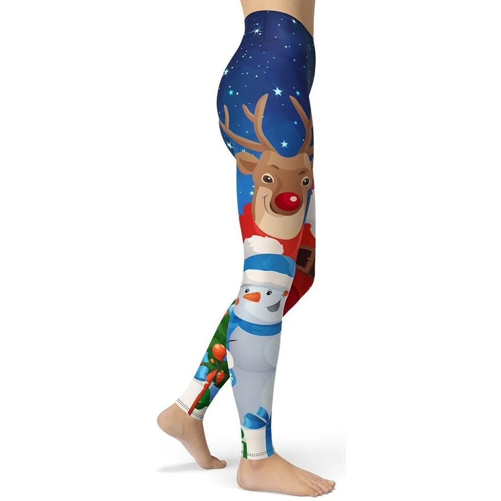 Santa Yoga Leggings