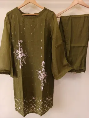 Seaweed Green Tunic Set