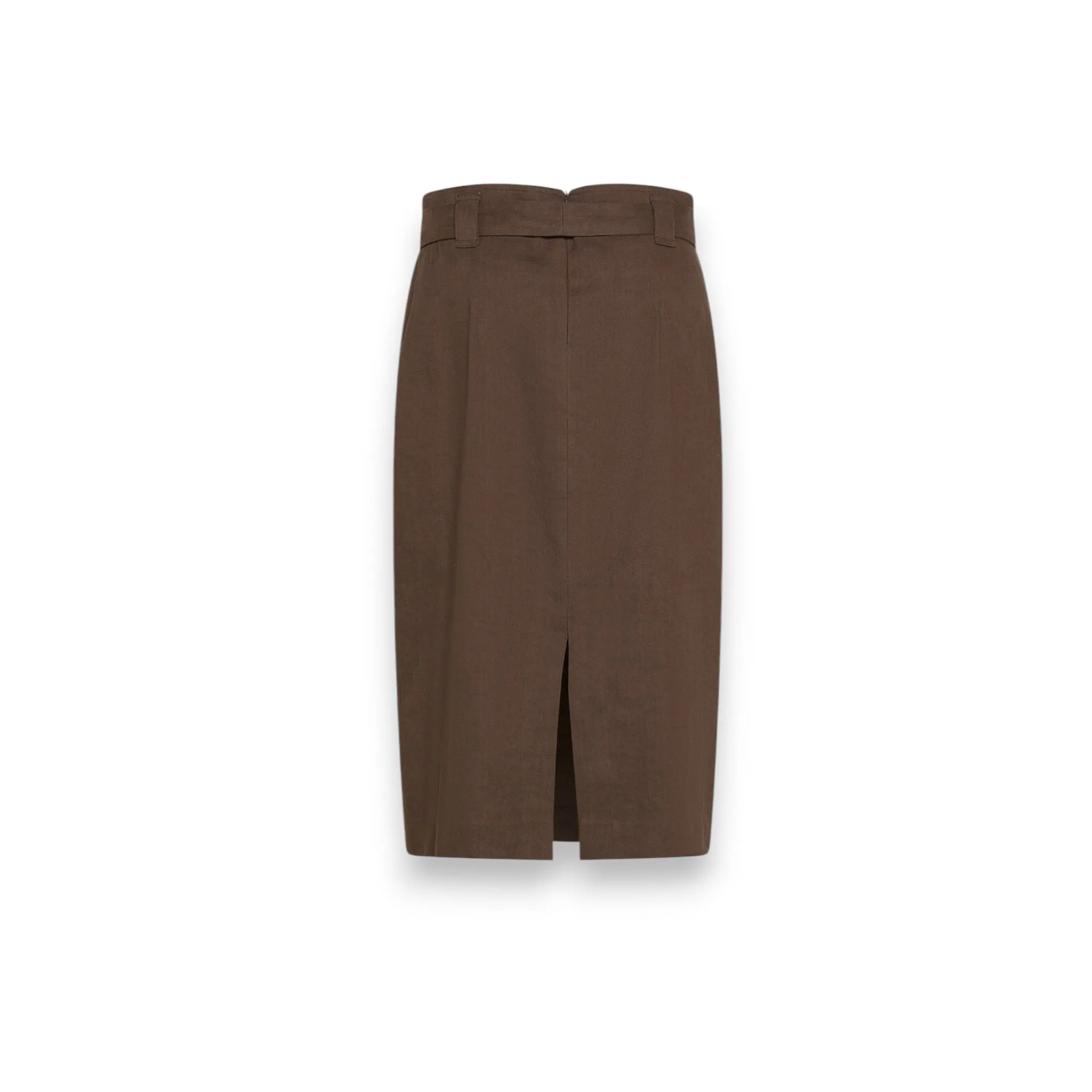 SEVENTY VENEZIA - VINTAGE STRETCH LINEN SKIRT