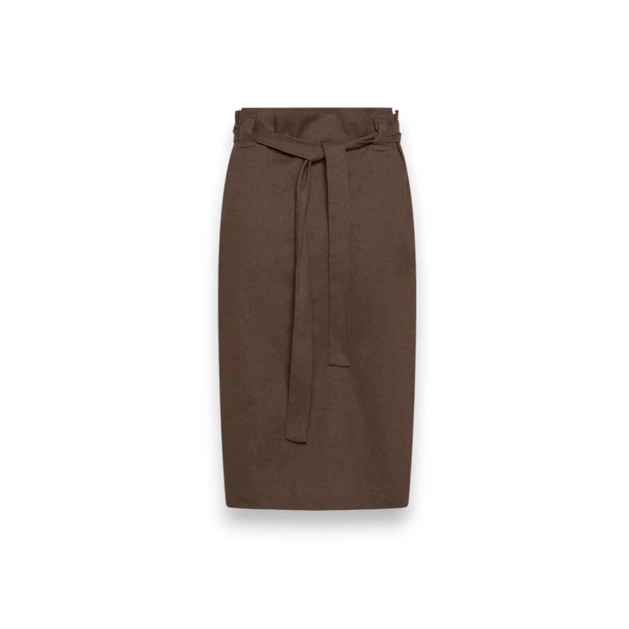 SEVENTY VENEZIA - VINTAGE STRETCH LINEN SKIRT