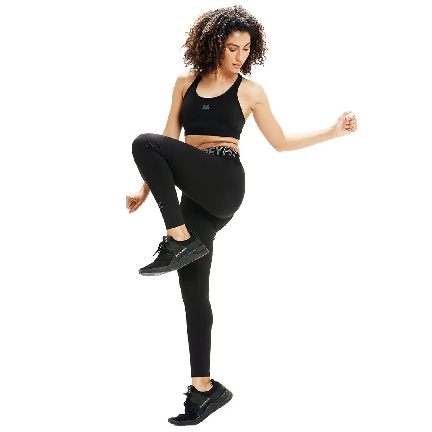 Shrey Snug Leggings, Black