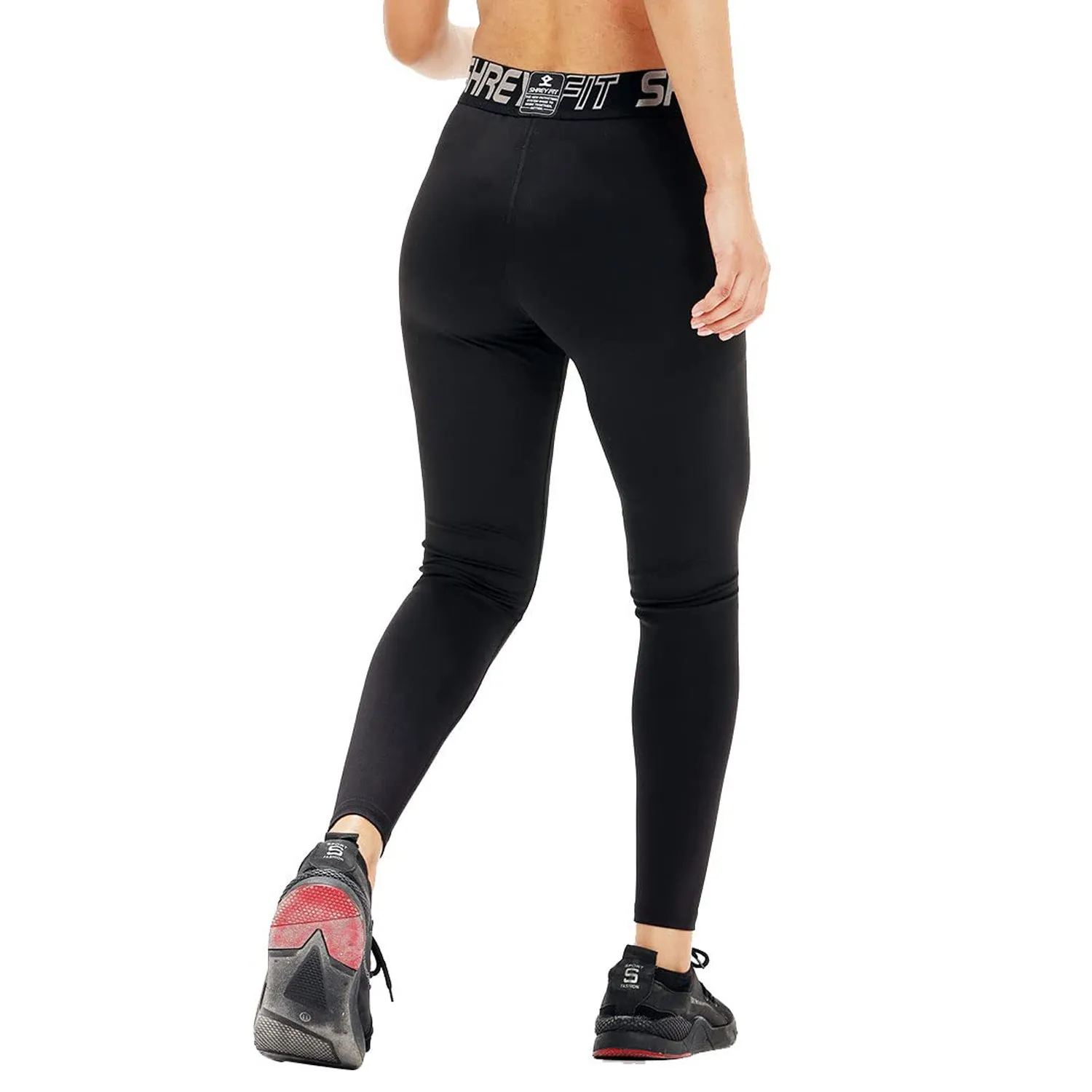 Shrey Snug Leggings, Black