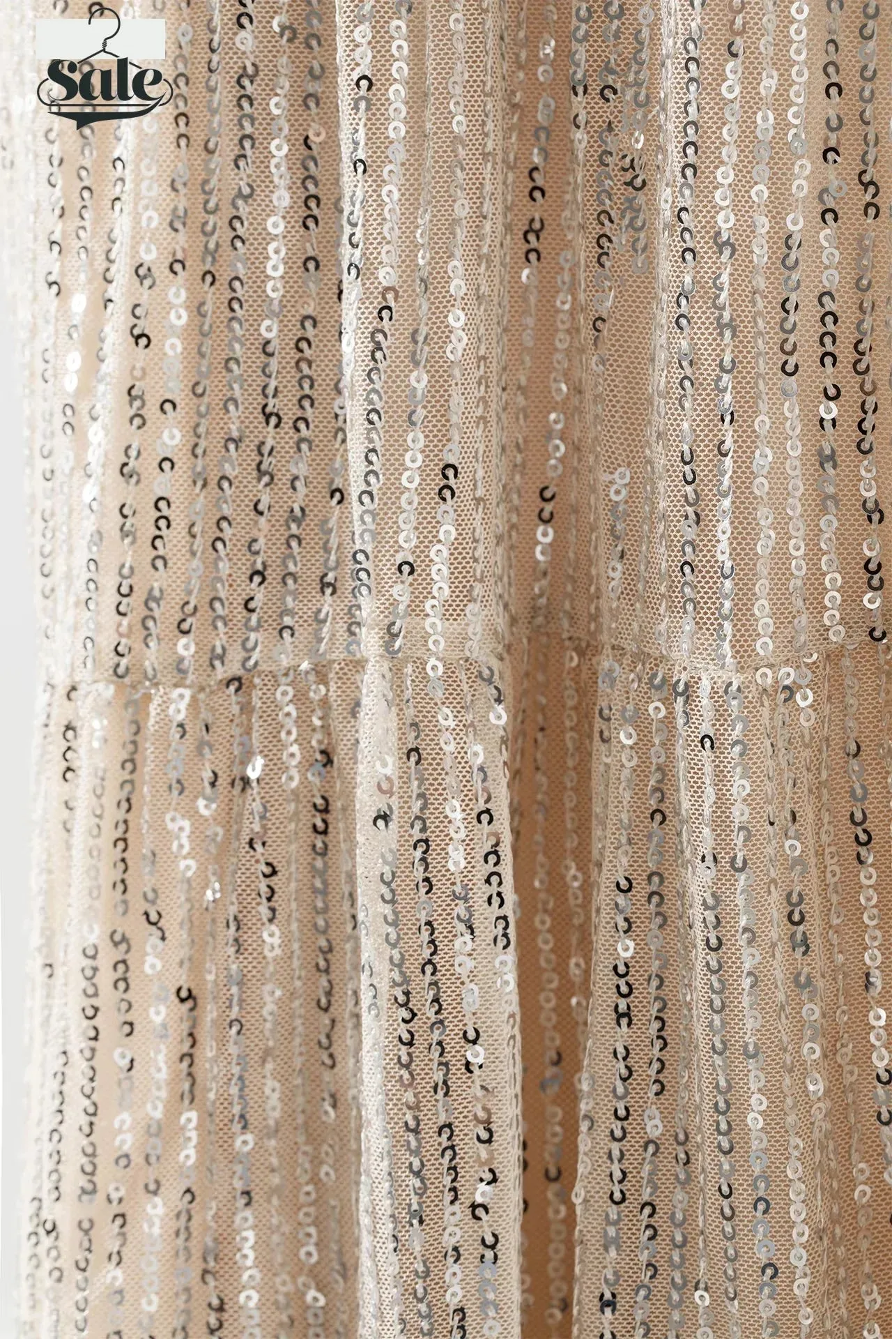 Sparkle Round Neck Sequin Dress Party Evening