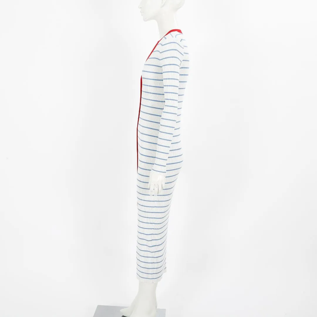 Staud 'Shoko' Striped Button Sweater/Dress Size M