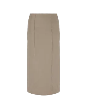 Stretch Pencil Overlock Skirt