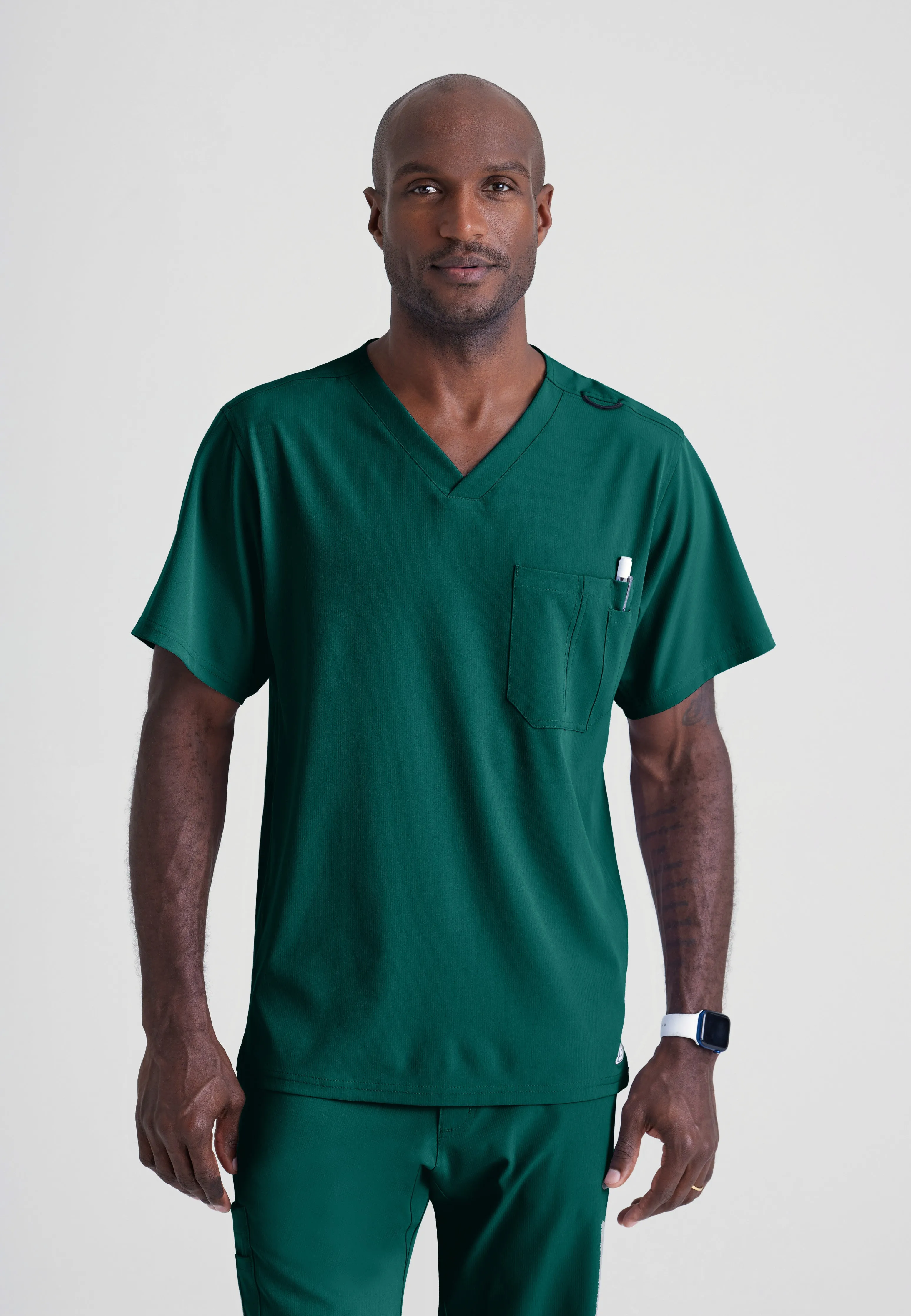 Structure 1-Pocket V-Neck Scrub Top